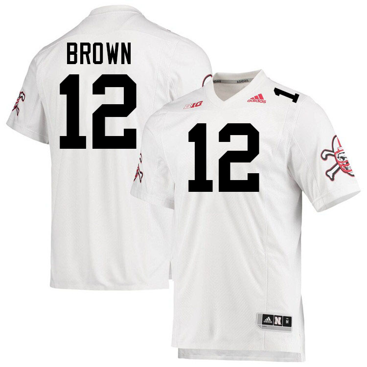 Omar Brown Nebraska Jersey,Nebraska Cornhuskers Football Uniforms,Jersey-Blackshirt Away